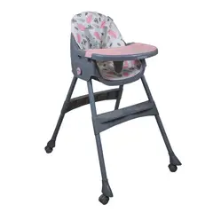 BEBESIT - Silla de Comer Steps Rosada
