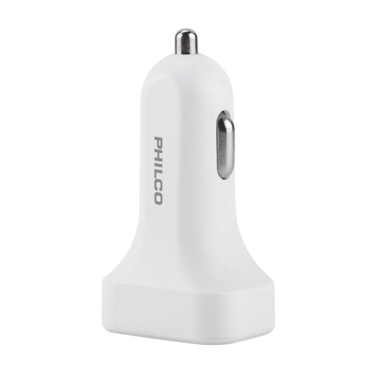 PHILCO - KIT CARGADOR 2.1 A 3 EN 1 C/CABLE MICRO USB R2112 BLANCO