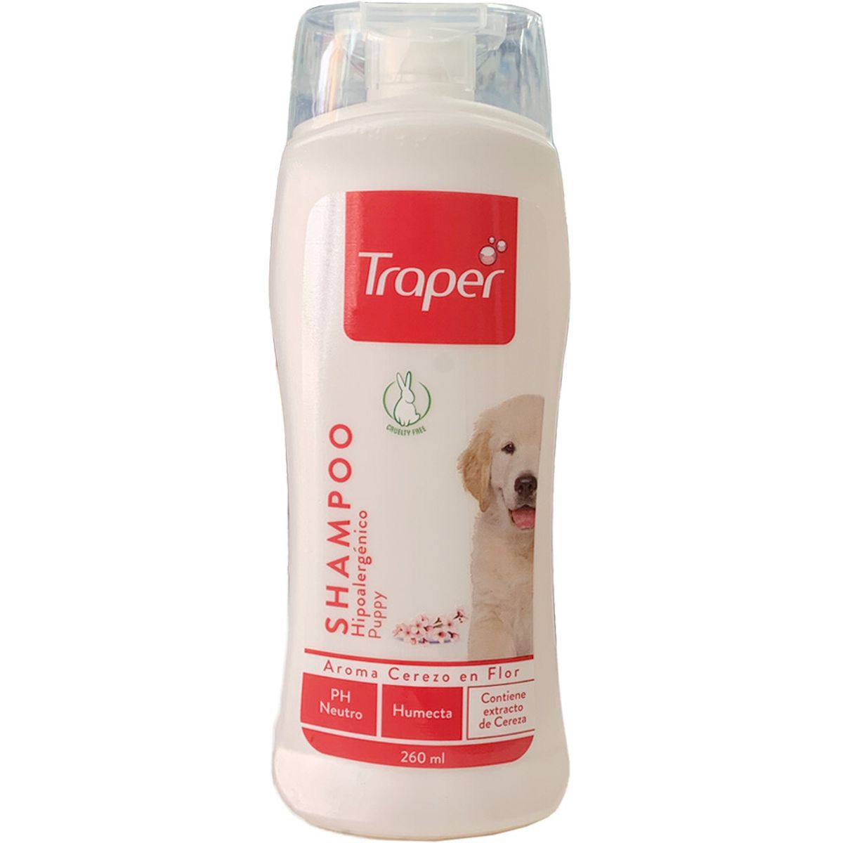 TRAPER - Shampoo Hipoalergénico Cachorros Traper 260 ml