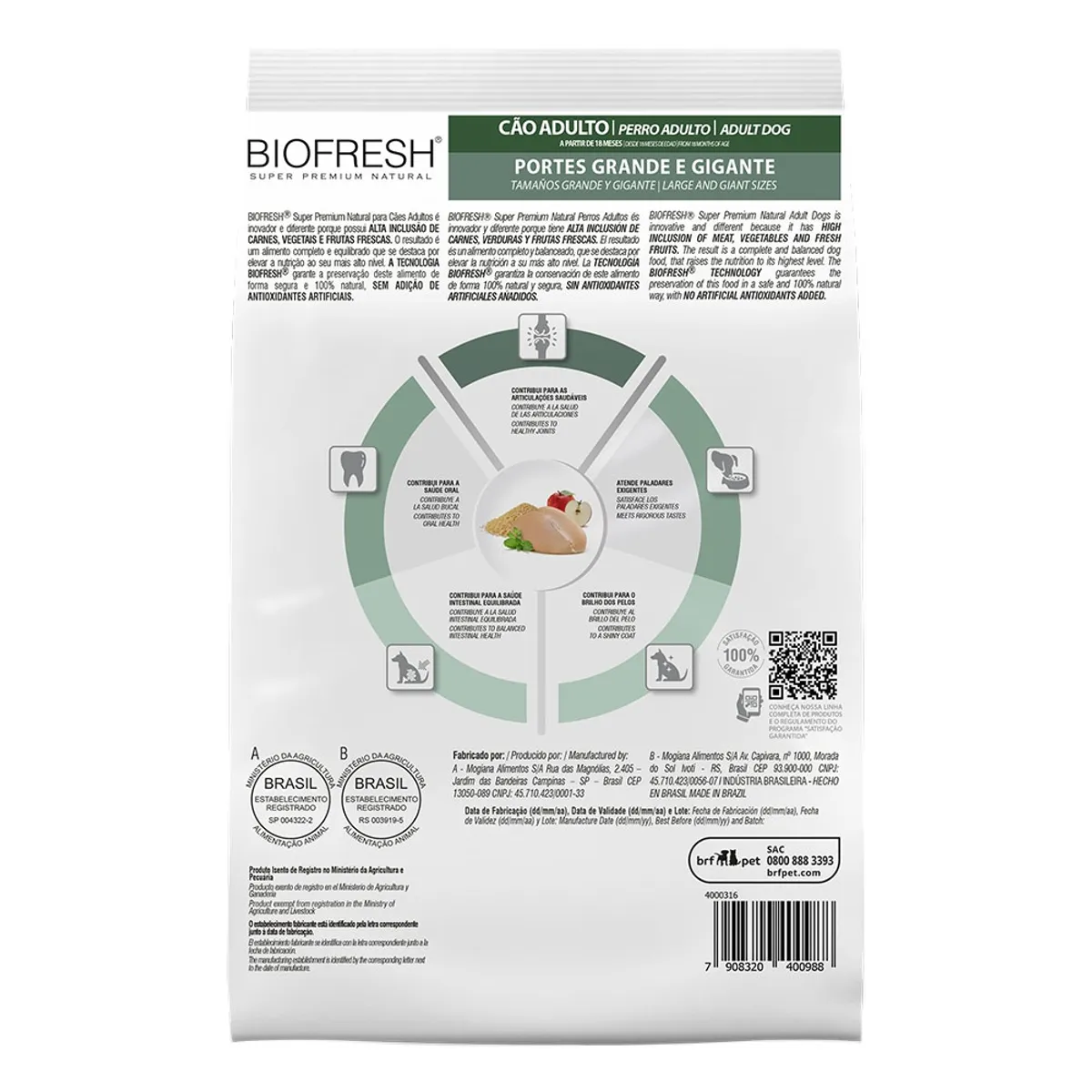 BIOFRESH Biofresh Adulto Raza Grande y Gigante 15kg | Falabella Chile