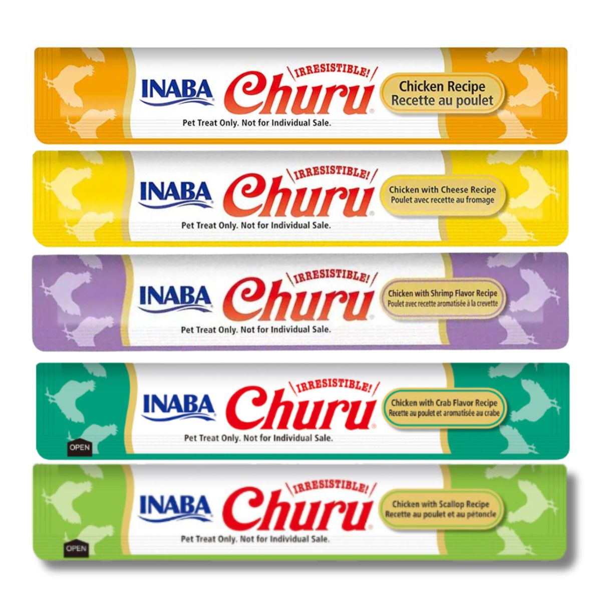 INABA - Churu Variedades Pollo 50 tubos