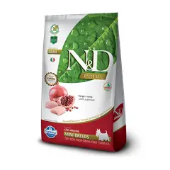 N&D - Grain Free Perro Adult Mini Pollo y Granada 10 kg