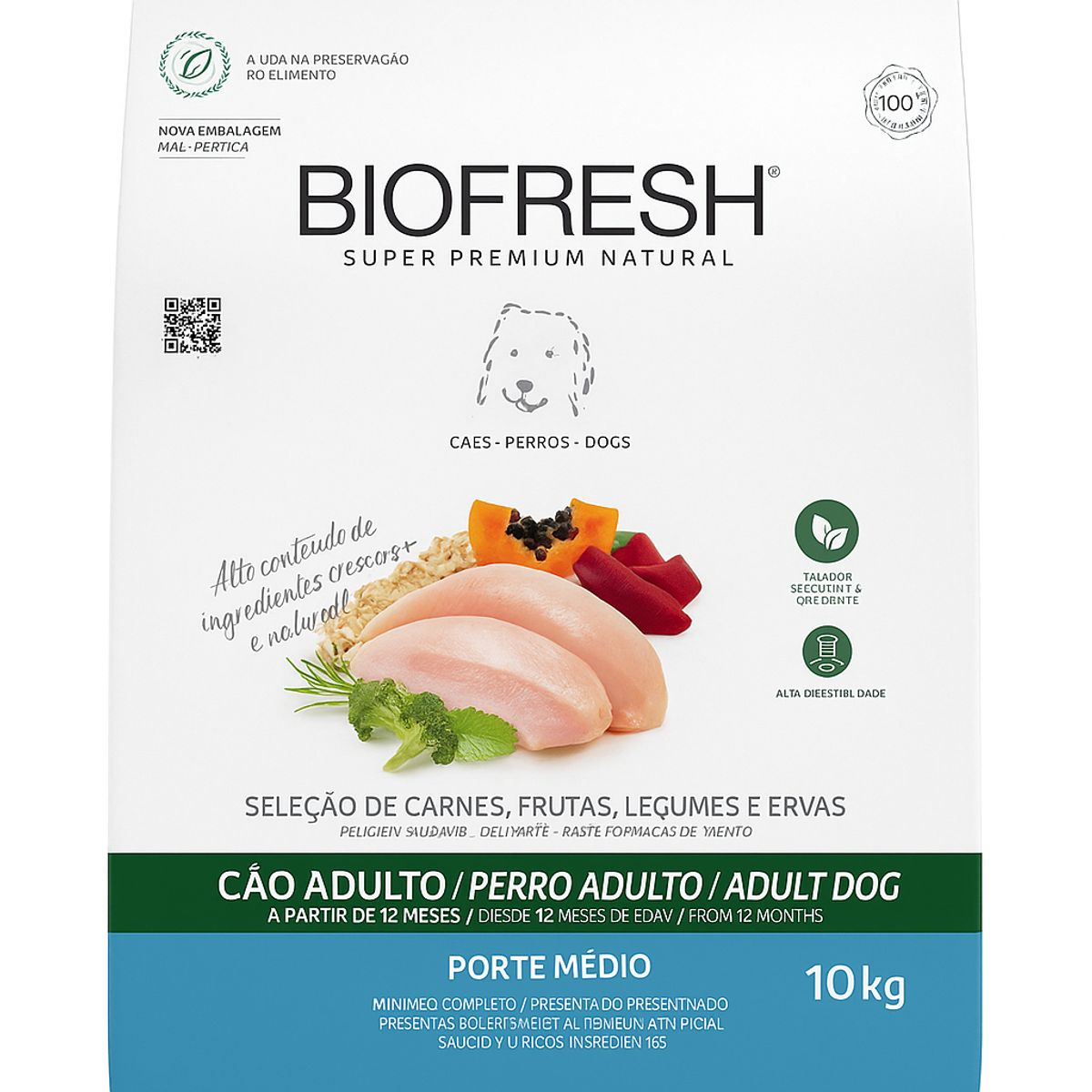 BIOFRESH - Biofresh Adulto Raza Mediana 10 kg
