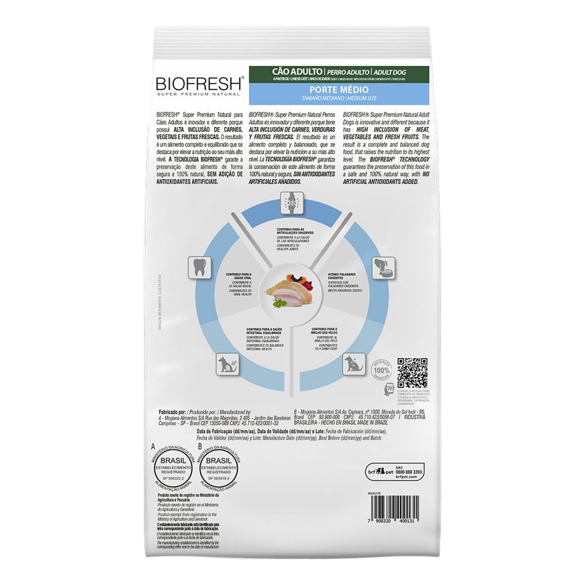 BIOFRESH - Biofresh Adulto Raza Mediana 10 kg