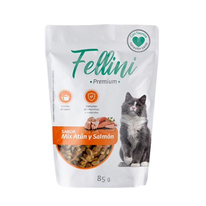 Fellini Mix de Atun y Salmon en Salsa 85 gr