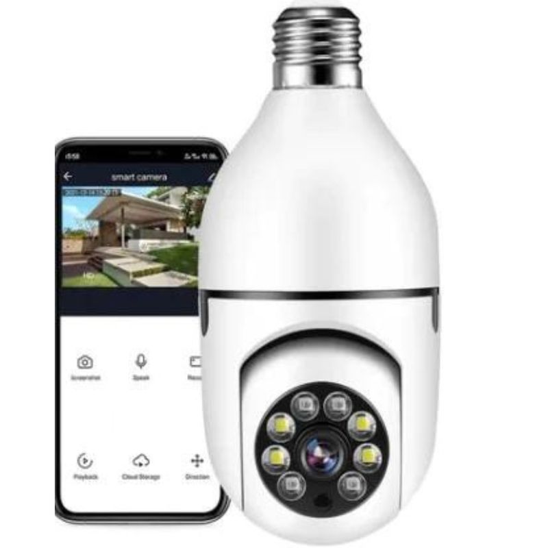 GENERICO - Cámara de Seguridad Panorámica con WIFI