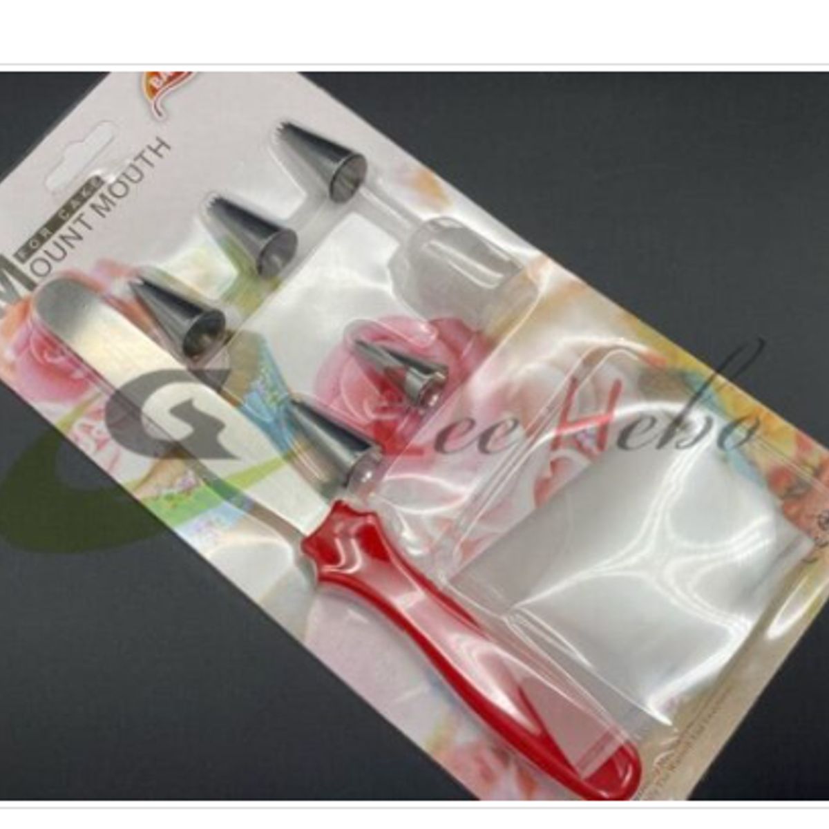 GENERICO - Decorador Manga para Pastel con 8 Piezas de Repostería