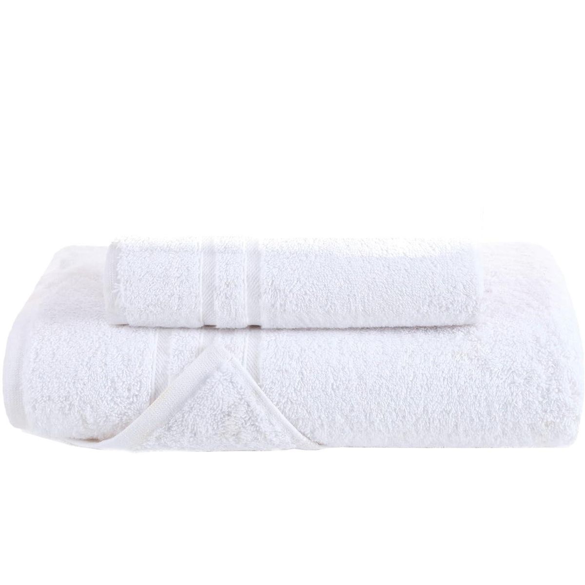 ROSEWOOD - Toallas Baño Premium Set 2 100% Algodón Rosewood Lujo - Blanco