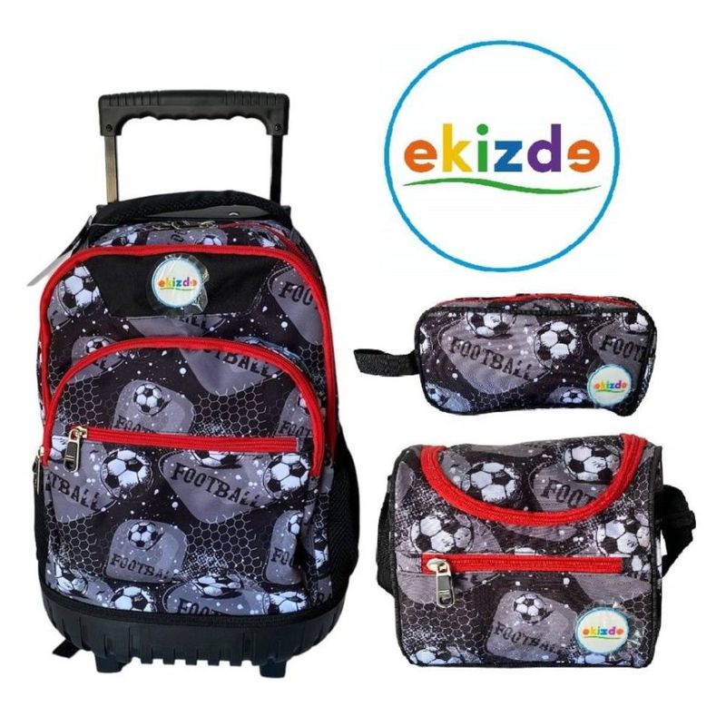 OEM - Pack 3 en 1 Mochila Ekizde Diseño de Balon