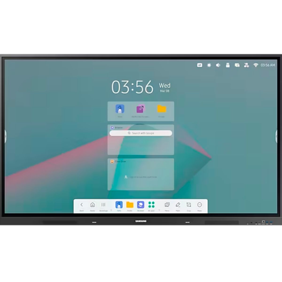 SAMSUNG - Pantalla Interactiva Samsung 65" 4K Ultra HD Negro USB HDMI