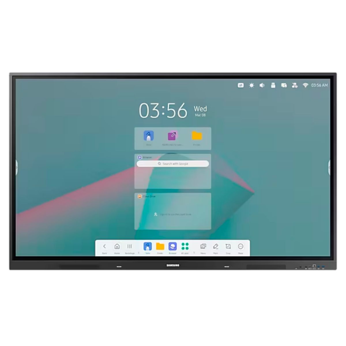 SAMSUNG - Pantalla Interactiva Samsung 65" 4K Ultra HD Negro USB HDMI