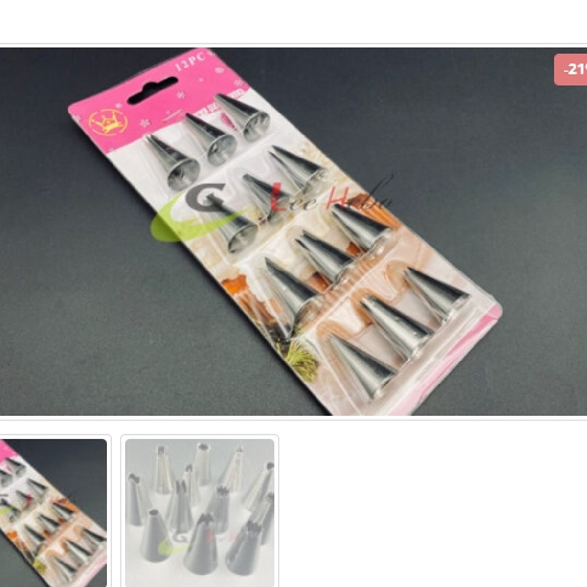 GENERICO - Decorador De Pastel 12Pcs Boquillas Para Reposteria