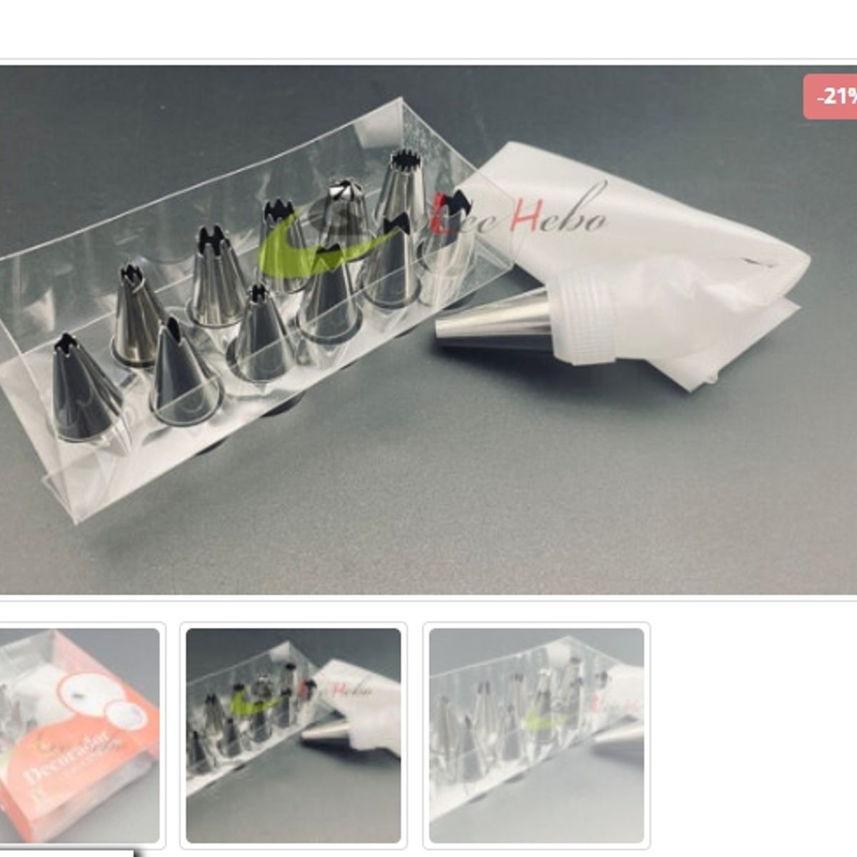 GENERICO - Decorador Manga De Pastel 13Pcs Boquillas