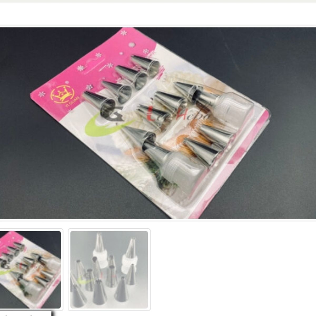 GENERICO - Decorador De Pastel 14Pcs Boquillas