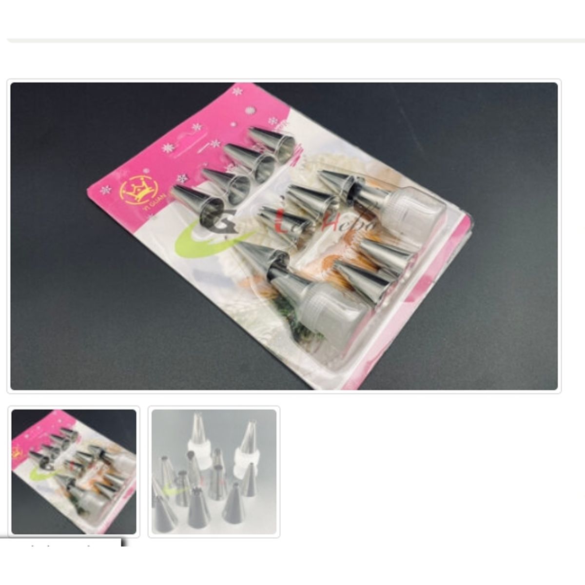 GENERICO - Decorador De Pastel 14Pcs Boquillas