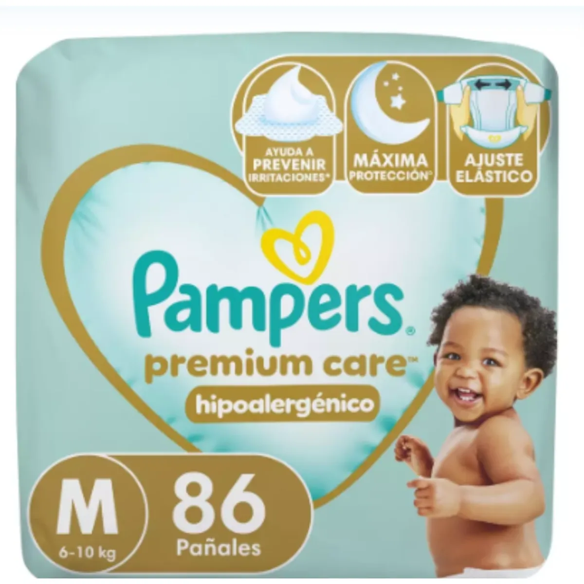 PAMPERS - Maleta Pampers Premium Care M 86 Unidades