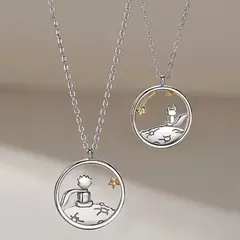 GENERICO - Collares Cuento Estelar de El Principito en Acero