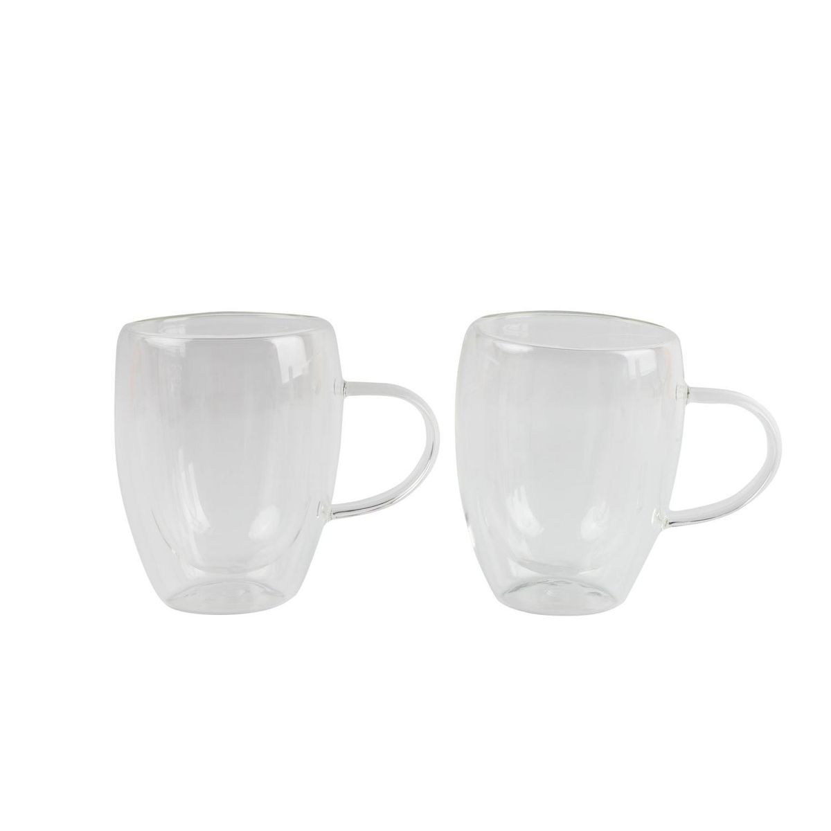 HOMEWELL - Set de Tazas Doble Pared