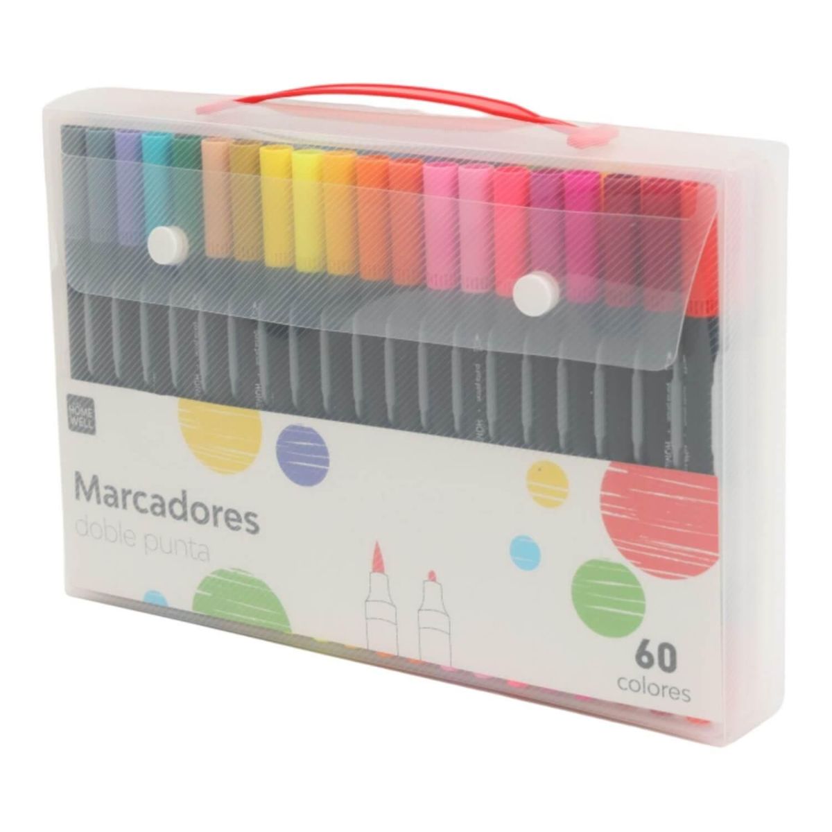 HOMEWELL - Marcadores Colores *60 HOMEWELL