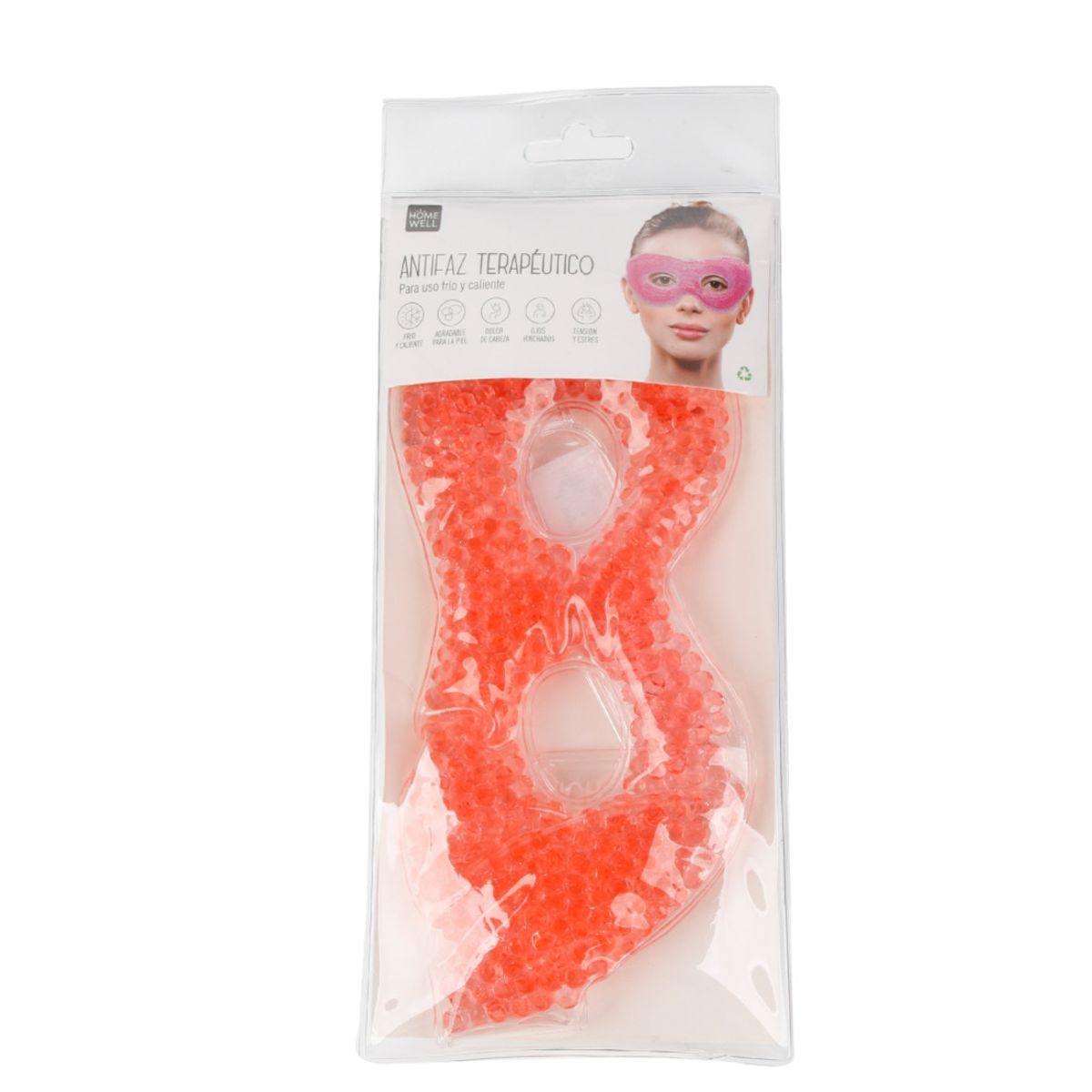 HOMEWELL - Antifaz terapéutico para frío rojo