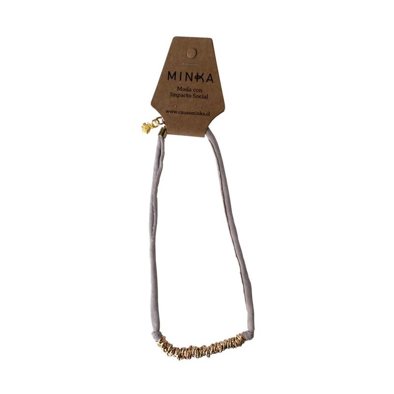 MINKA - Collar Gloria Beige Minka