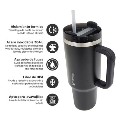 Imagen 2 del producto Vaso Térmico Tumbler 1180ml Black