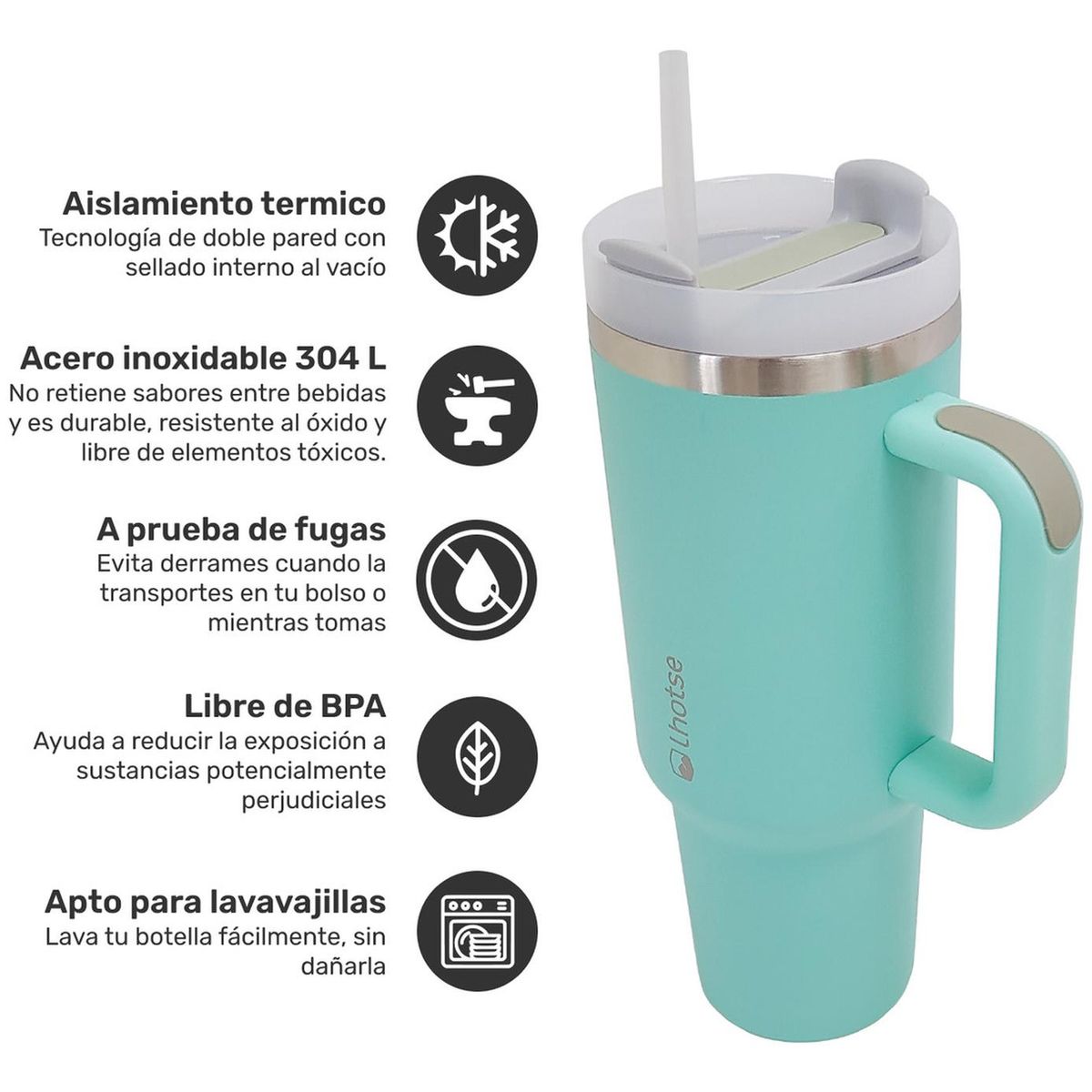 LHOTSE - Vaso Térmico Tumbler 1180ml Lhotse Light Green