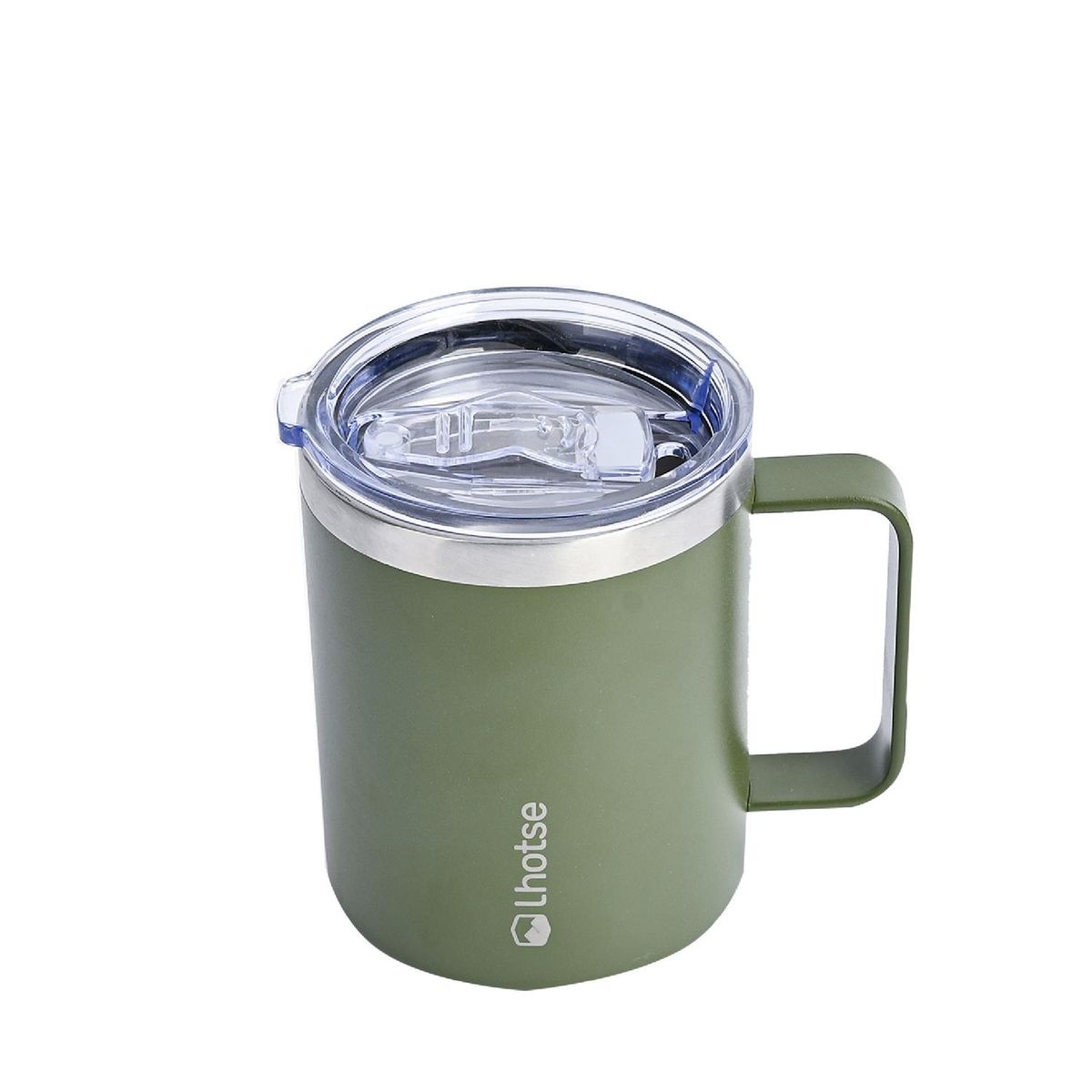 LHOTSE - Taza Térmica Insulada Camping 350ml - Verde