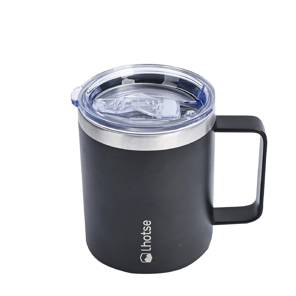 LHOTSE - Taza Térmica Insulada Camping 350ml - Negro