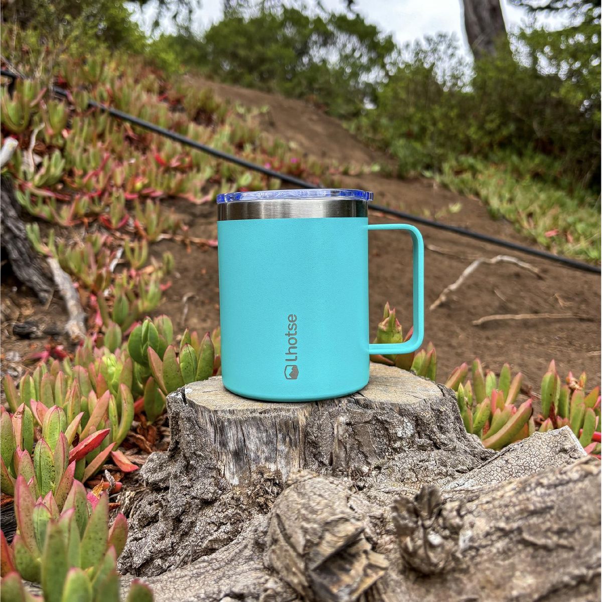 LHOTSE - Taza Térmica Insulada Camping 350ml - Azul