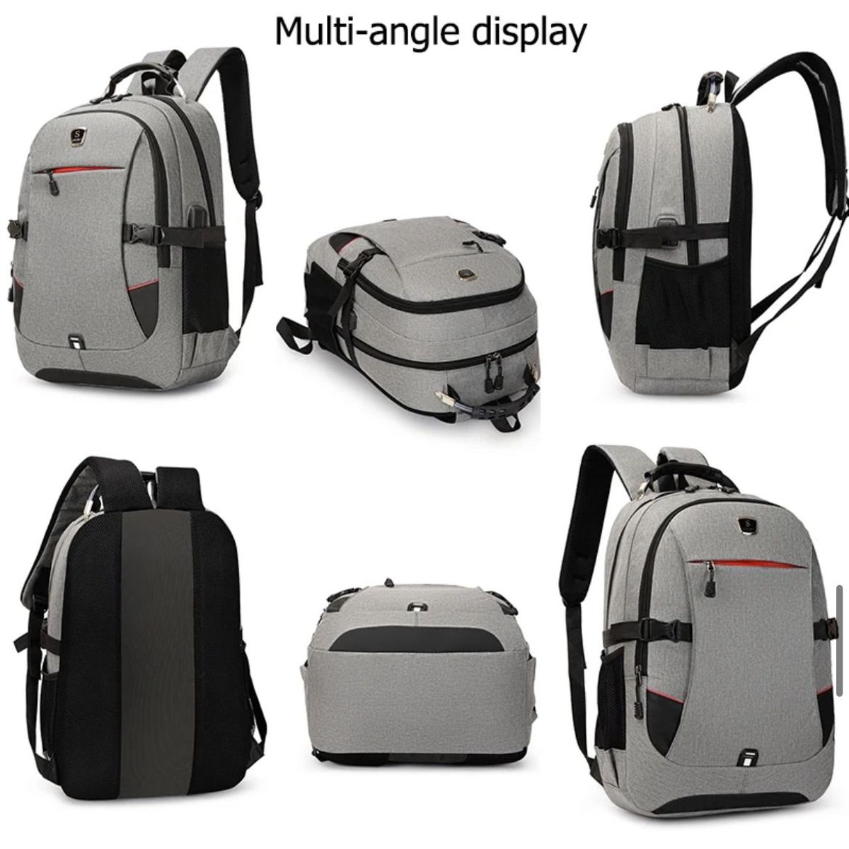 MV MOVAC - Mochila Notebook ligera Impermeable Escolar Universitaria Multiuso