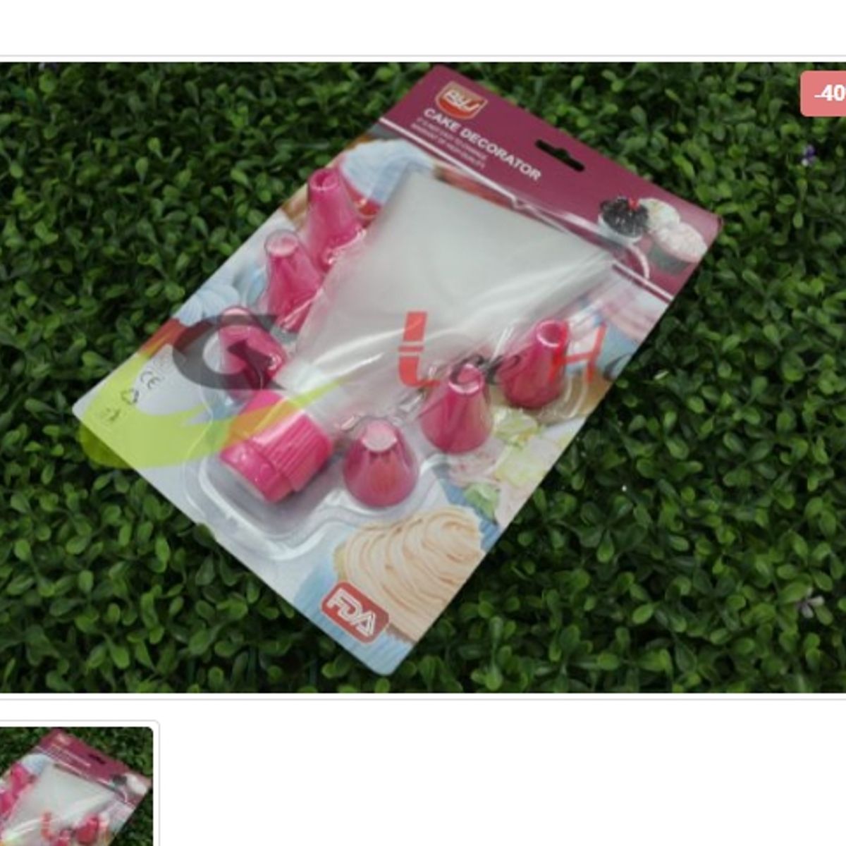 GENERICO - Decoracion De Pastel Manga Boquillas Adaptador