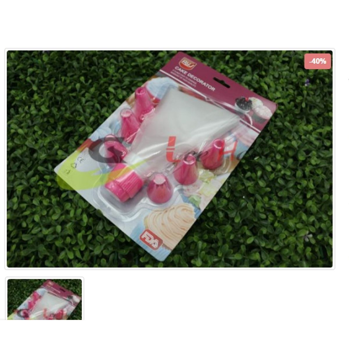 GENERICO - Decoracion De Pastel Manga Boquillas Adaptador