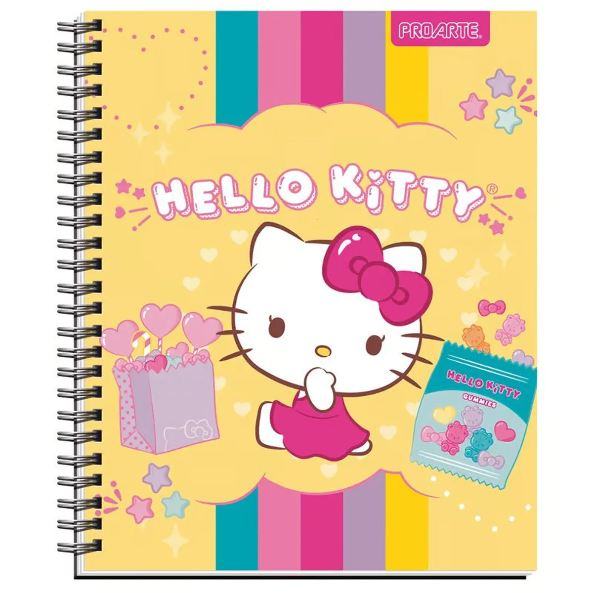 PROARTE - Pack 10 Cuadernos Universitarios Hello Kitty 100 Hojas