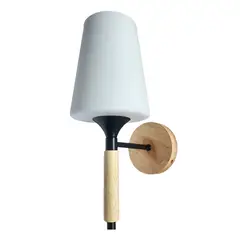 HB LEDS - Apliqué de Pared Simple Lusitania Madera E-27 Ampolleta Cálida