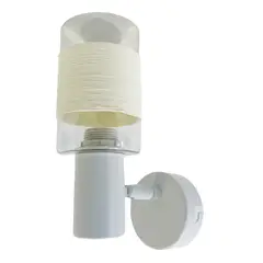 HB LEDS - Foco Apliqué Sobrepuesto Simple E-14 Zaurak Blanco Ampolleta Cálida