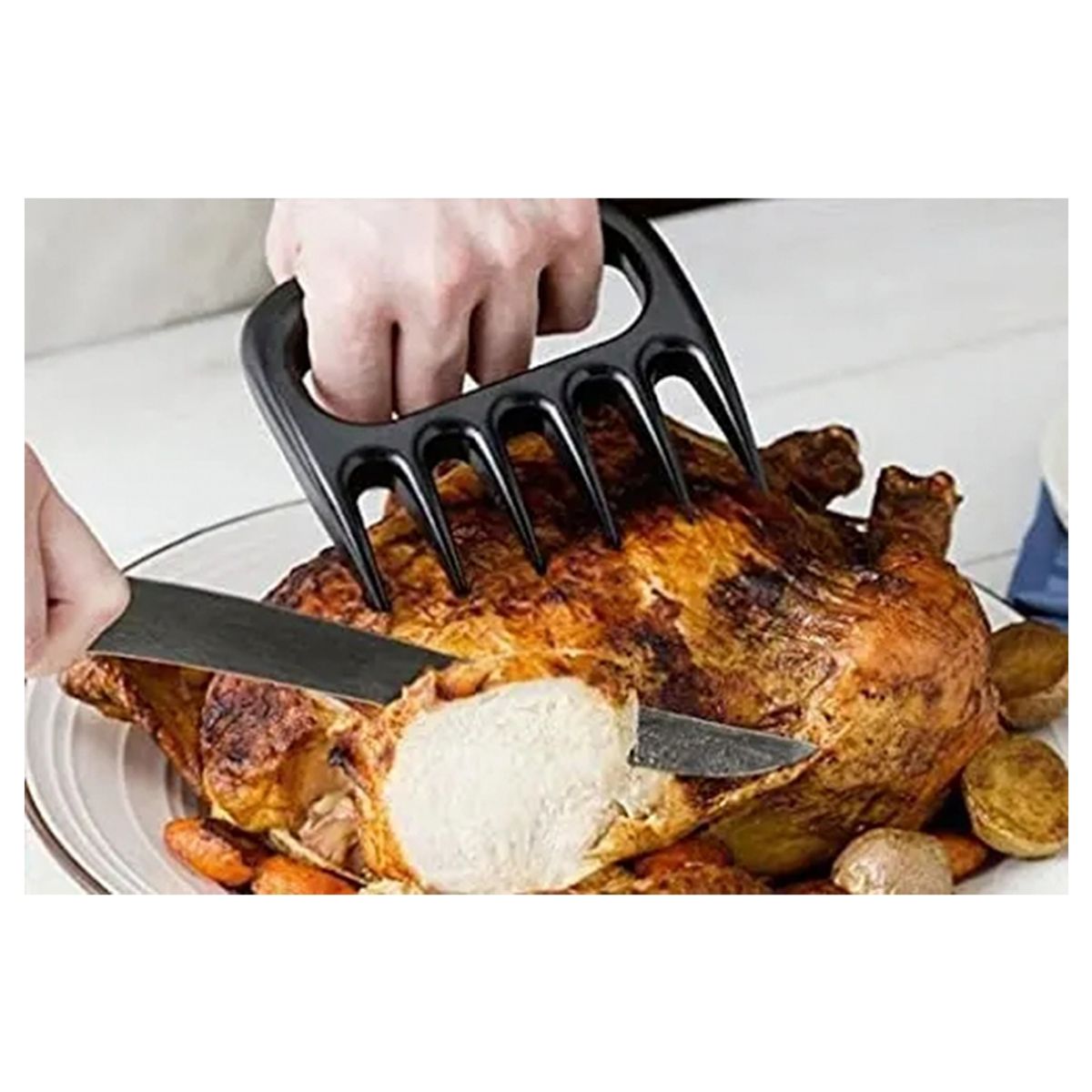 GENERICO - Set 2 Garras De Oso Asado Parrilla