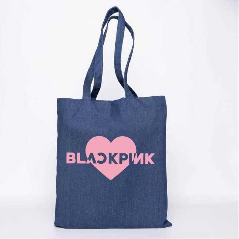 GENERICO - BOLSO TOTE BAG  BLACK PINK GRUPO KPOP FEMENINO 35 X 40 CM