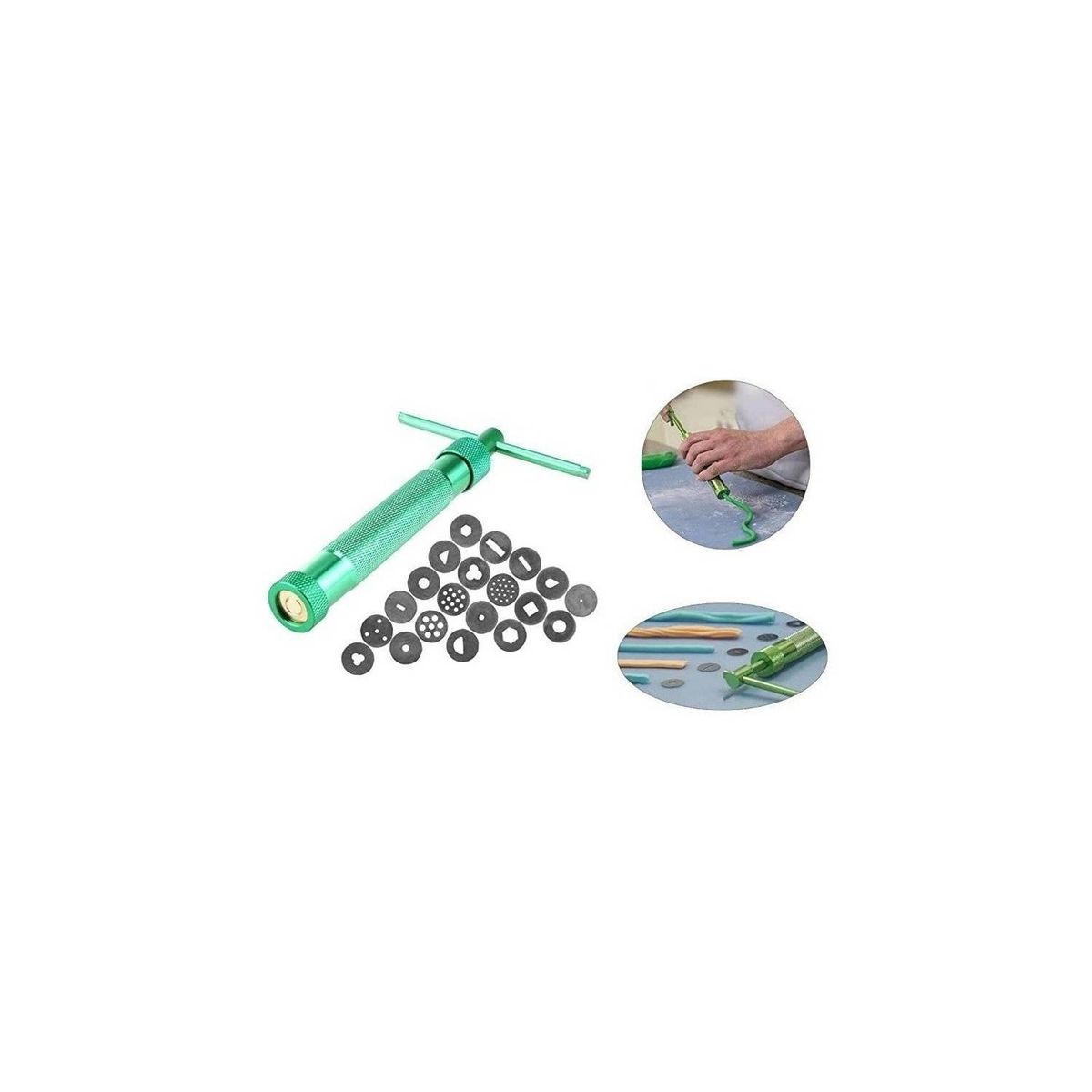 GENERICO - Moldes Para Fondant Moldes De Fondant Extrusor De Fondant 20