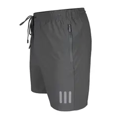ANDESLAND OUTDOOR APPAREL - Short Deportivo Reflectante Hombre Juvenil Gris