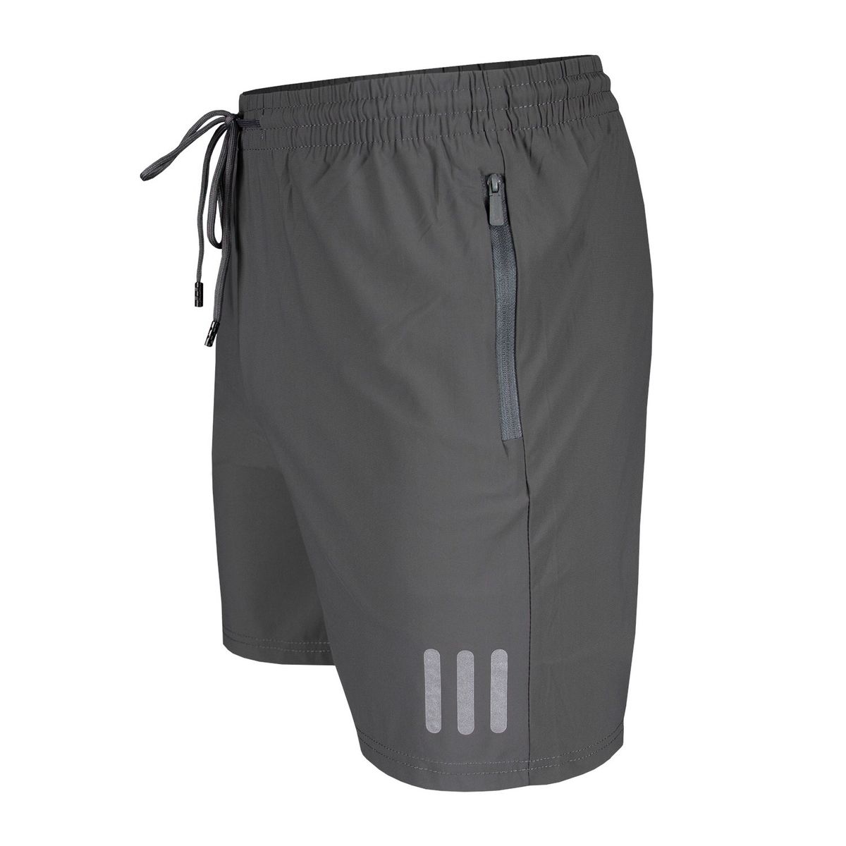 ANDESLAND OUTDOOR APPAREL - Short Deportivo Reflectante Hombre Juvenil Gris