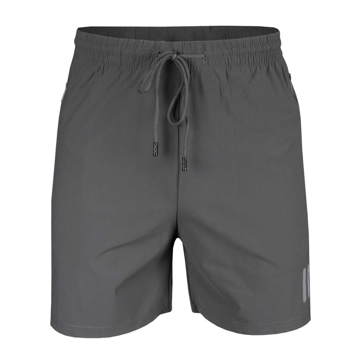 ANDESLAND OUTDOOR APPAREL - Short Deportivo Reflectante Hombre Juvenil Gris