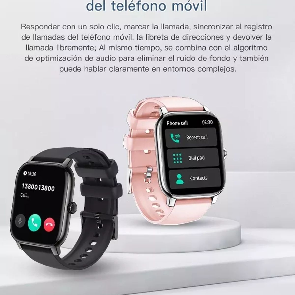 BLUEDREAMER - Reloj inteligente  1,85 pulgadas Llamada Bluetooth smartwatch