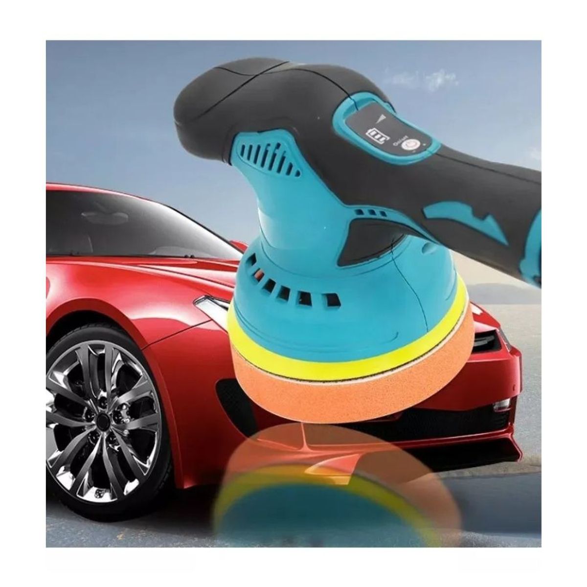 GENERICO - Lijadora Pulidora Inalámbrica 12v Bl Motor 8 Engranajes