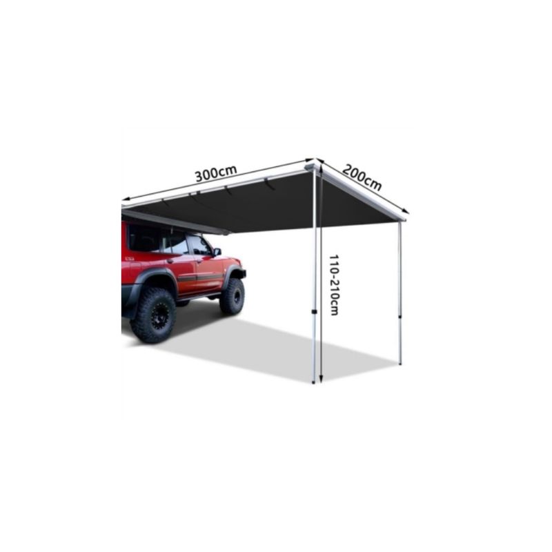GENERICO - Toldo para auto Lateral 2 x 3m