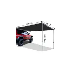 GENERICO - Toldo para auto Lateral 2 x 3m