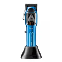 KEMEI - Maquina Cortadora De Pelo KM-1763 9000RPM Con Base De Carga.