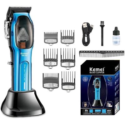 Imagen 2 del producto Maquina Cortadora De Pelo KM1763 9000RPM Con Base De Carga