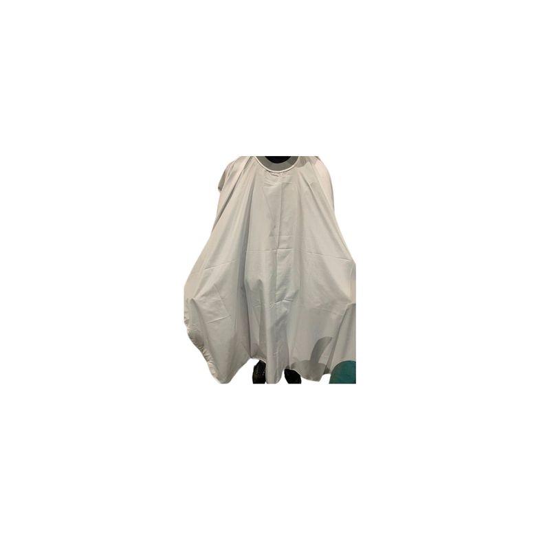 COMPRASMART CHILE - Capa de Barbero Broches Cuello de Silicona Blanco