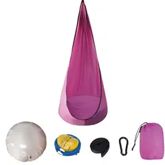 EVERSO - Hamaca Colgante Columpio Sensorial Niños Interior Y Exterio-Rosa